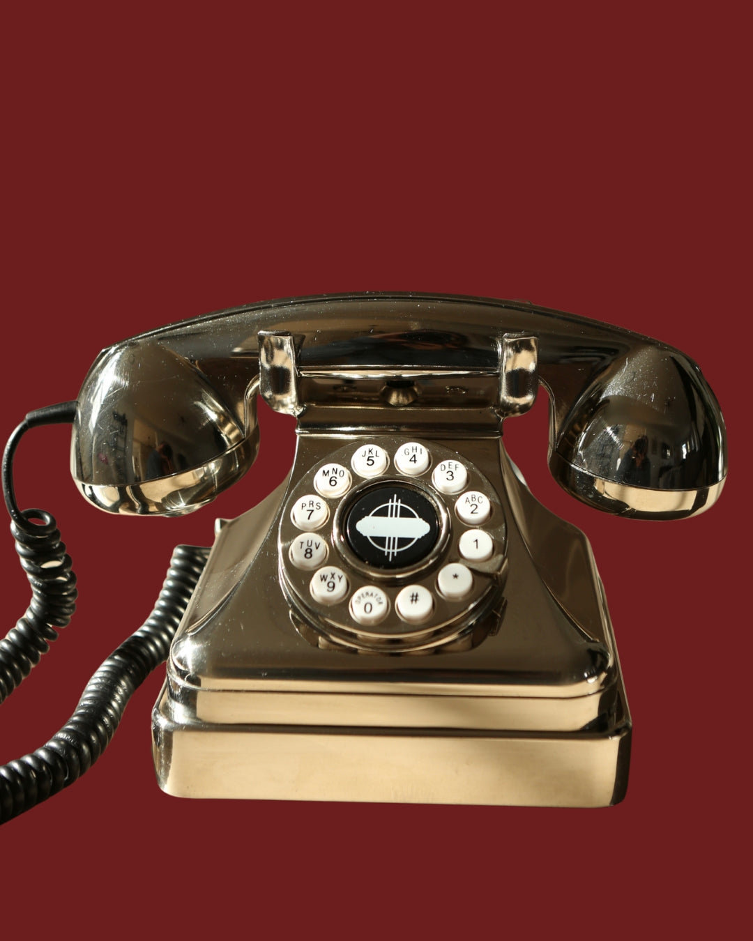 Chrome Audio Guestbook Telephone