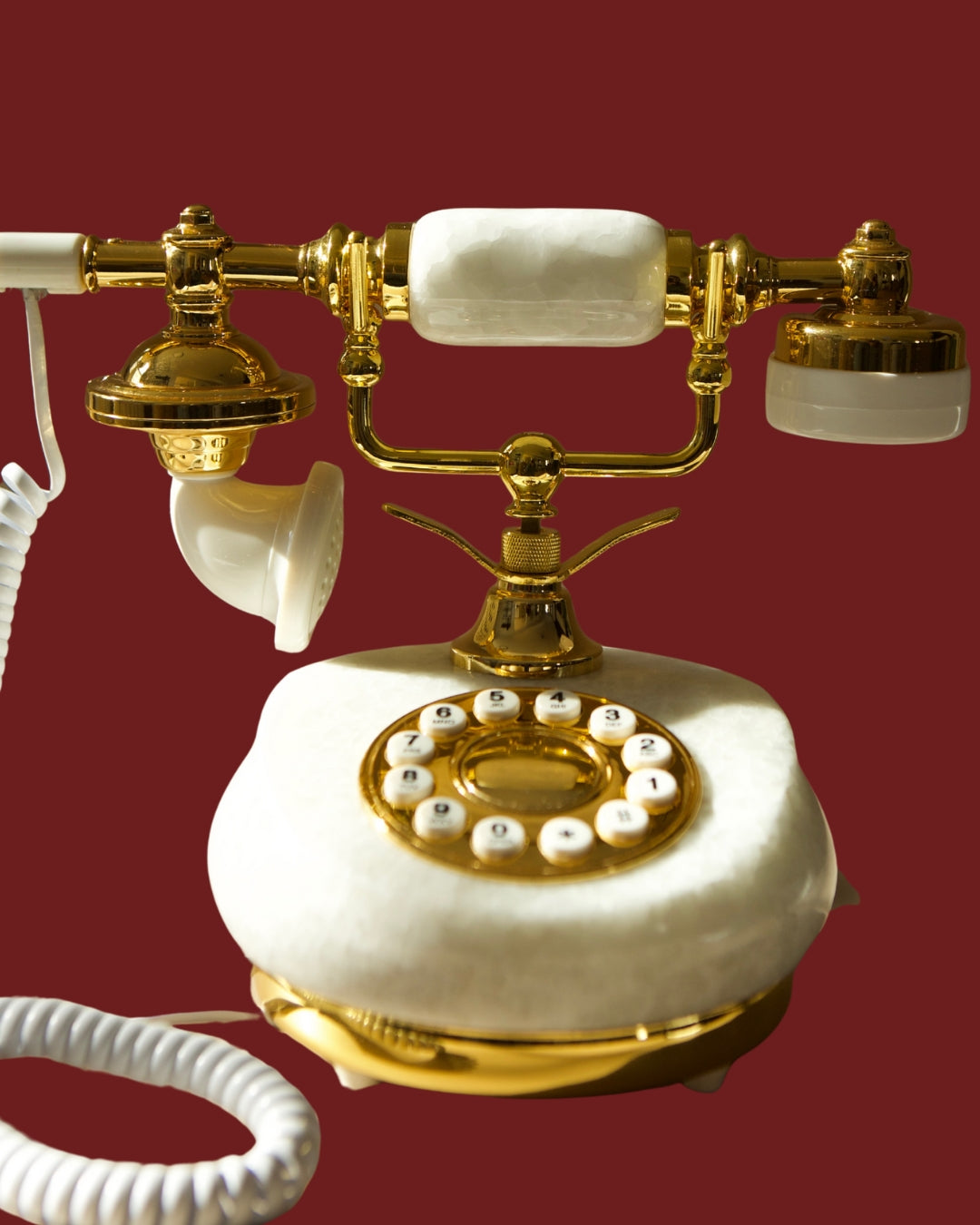 Marble and Gold Audio Guestbook from The Other Line